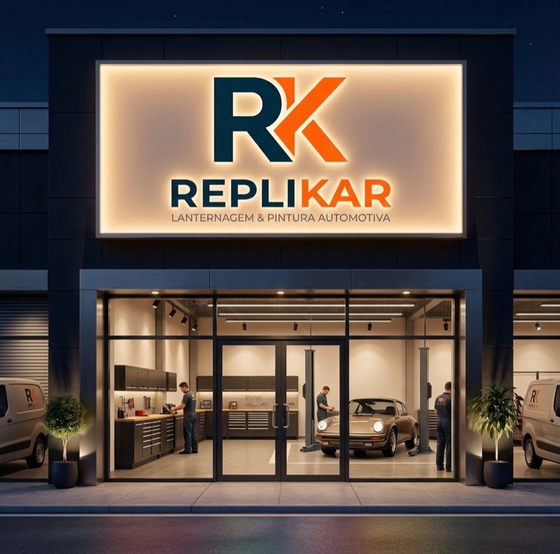 Fachada da oficina Replikar